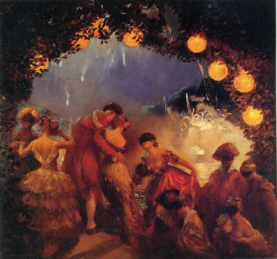 艺术家Gaston La Touche作品