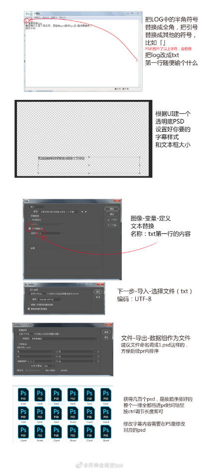 PR导入字幕教程
先码住