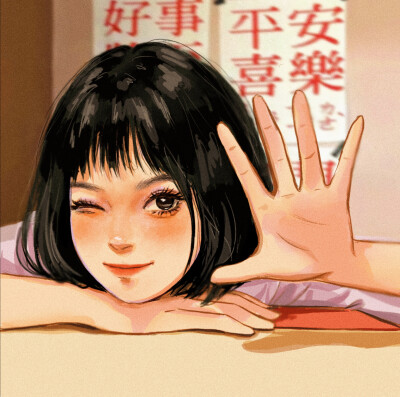 插画头像
画师：二白不吃香菜