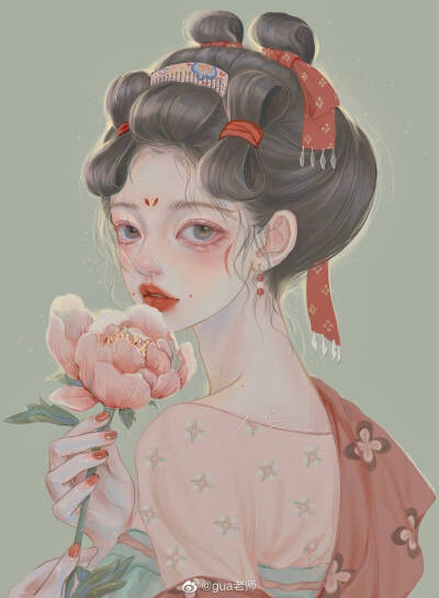 （古风美人）gua老师 绘