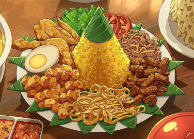 ——
动漫里的食物，喜欢吗？
画师:harousel ​​​​