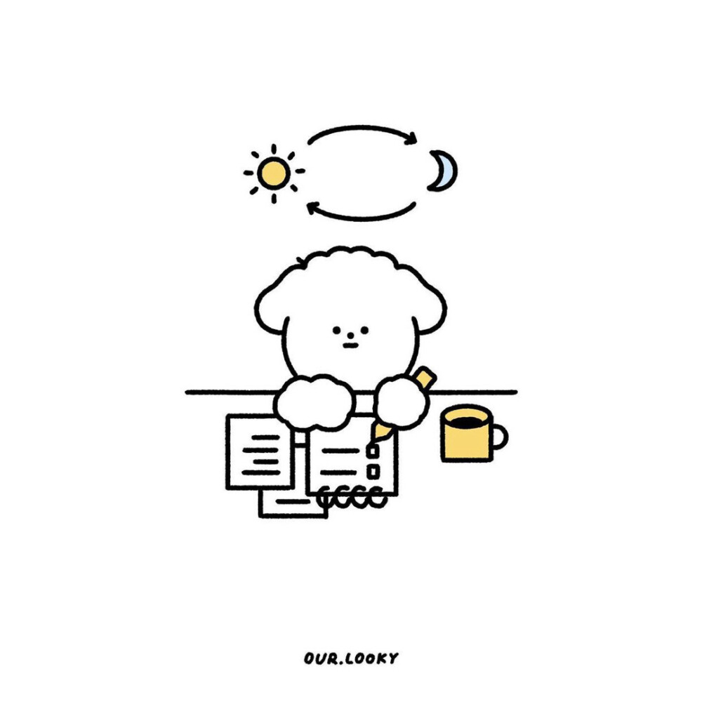 插画头像 ins:our.looky