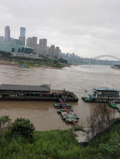 江东去，偶现千层雪
四方来观
再重游，江风依旧清冷，入心扉。
多情笑我！
摸二两余钱换酒，
倾进江河，赠饮天下人。
