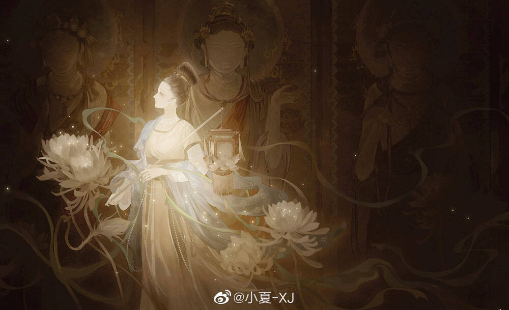 （古风美人）绘师：画画的小夏