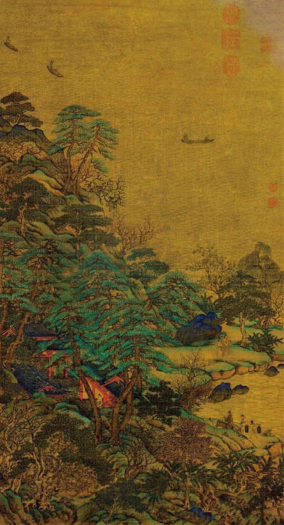 江帆楼阁图
寒汀烟渚