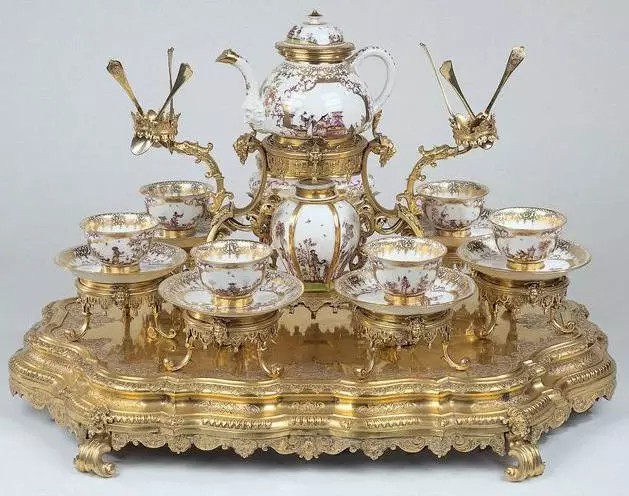 茶具套件，Meissen 1725-1730年