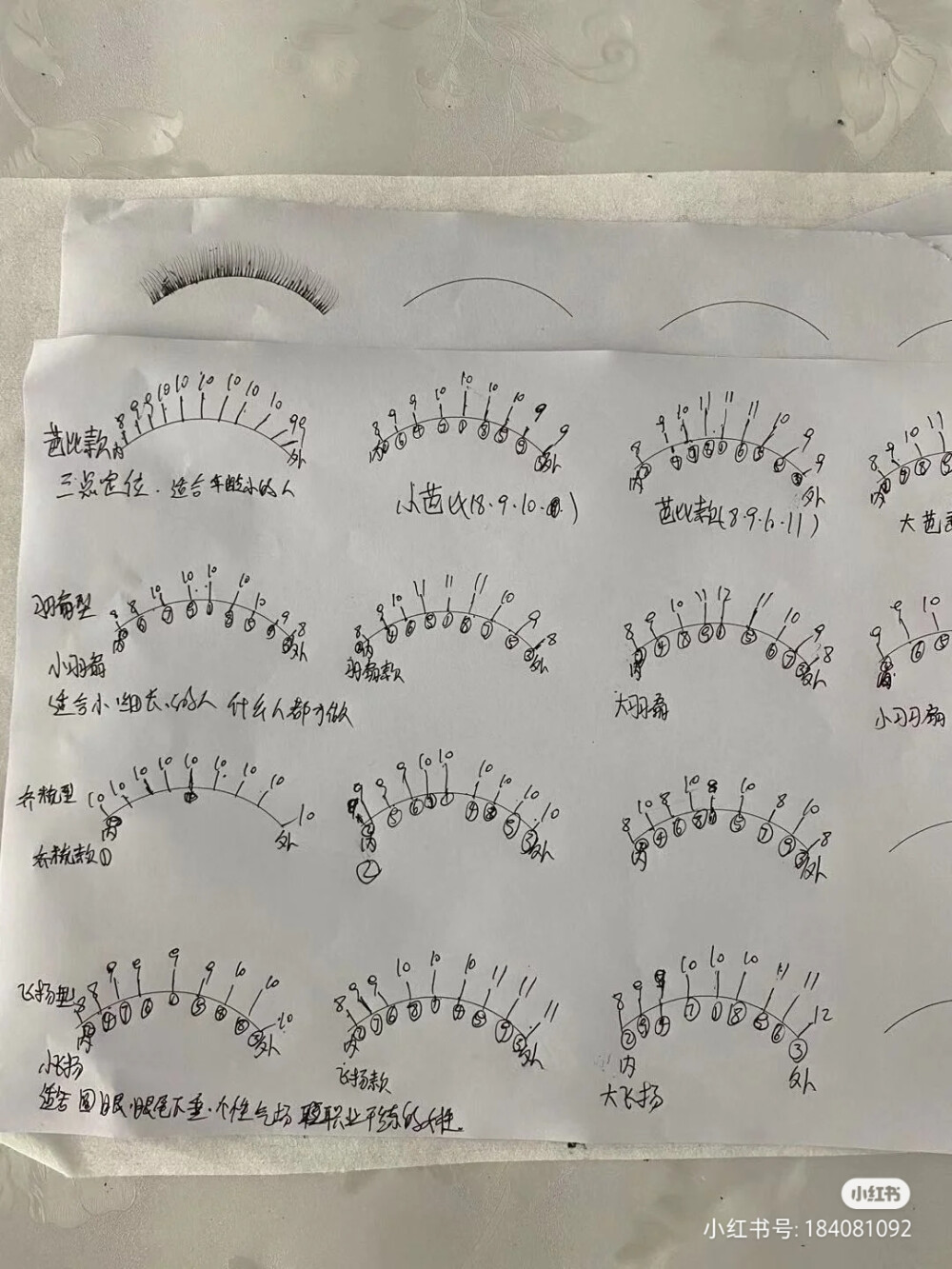 睫毛款式