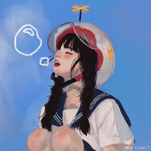 插画｜头像｜可可爱爱的女孩
画师:chaii11