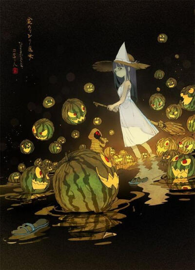 日本插画师 demizu posuka