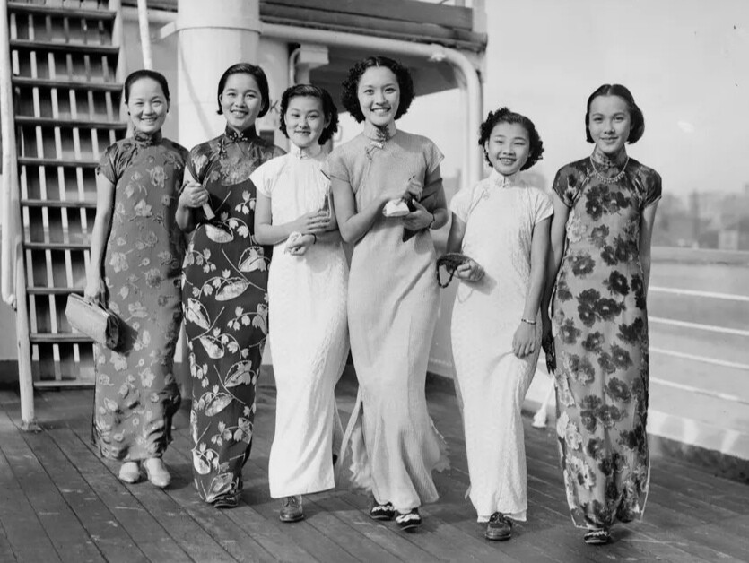  1938年，从香港抵达悉尼 ​​​的民国女性