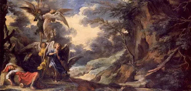 雅各之梦/意大利巴洛克画家萨尔瓦托·罗萨(Salvator Rosa)/16世纪60年代晚期