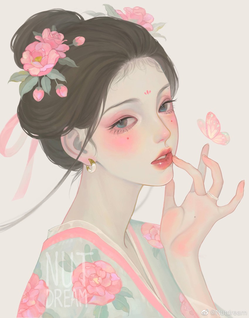 女生头像 动漫头像 画师见水印