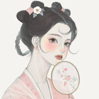 女生头像 动漫头像 画师见水印