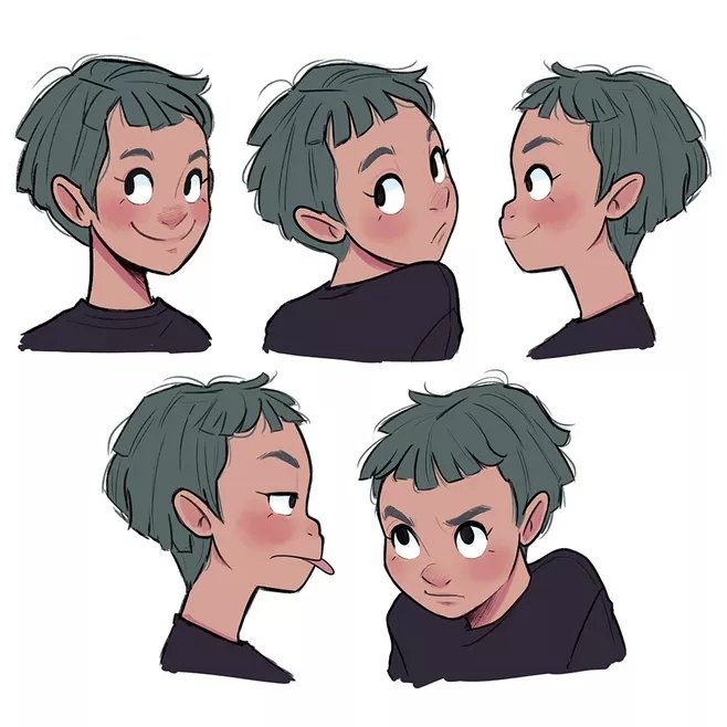 插画人物表情