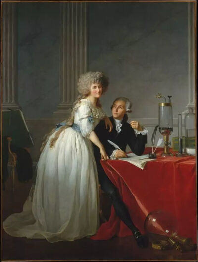 因为艾比和她的姐妹很喜欢法国艺术家大卫的《Antoine Laurent Lavoisier and His Wife》，小约翰在1925年从Wilderstein那里买下了这幅作品