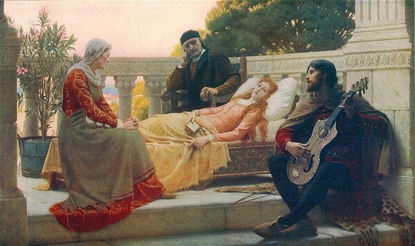 埃德蒙·布莱尔·莱顿（ Edmund Blair Leighton ​）绘画欣赏。