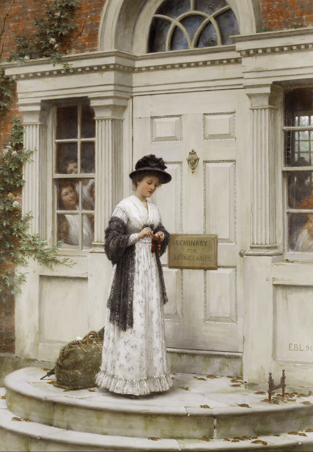 埃德蒙·布莱尔·莱顿（ Edmund Blair Leighton ​）绘画欣赏。