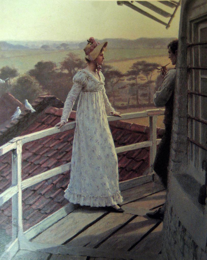 埃德蒙·布莱尔·莱顿（ Edmund Blair Leighton ​）绘画欣赏。