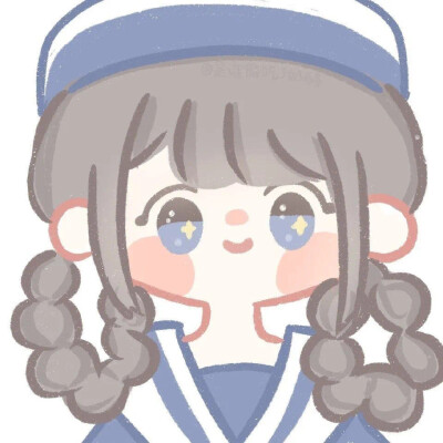 头像 闺蜜 卡通 可爱 团头