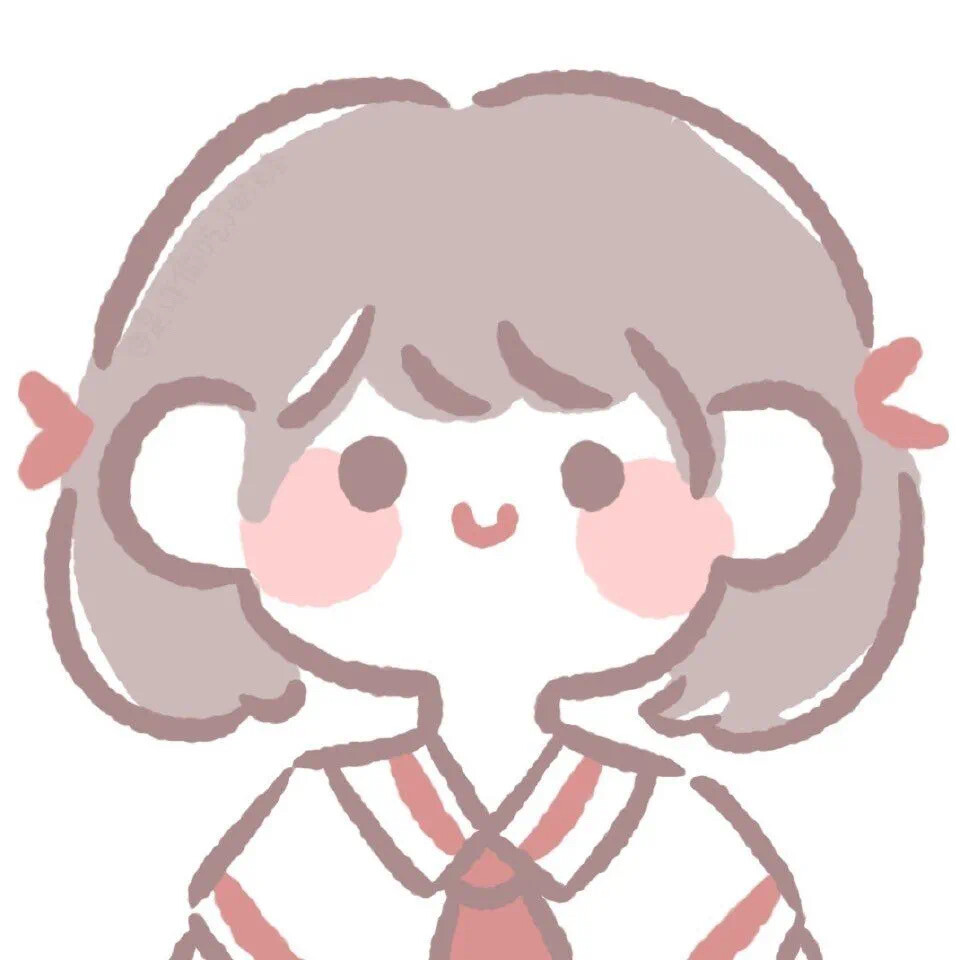 头像 闺蜜 卡通 可爱 团头