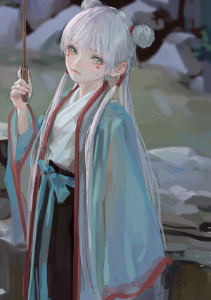 少女插画 画师:FKEY-