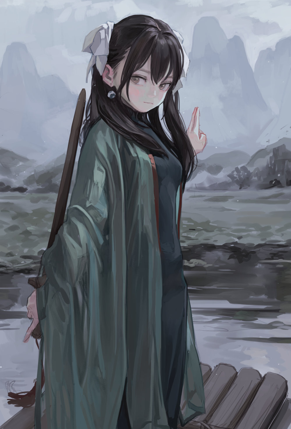 少女插画 画师:FKEY-