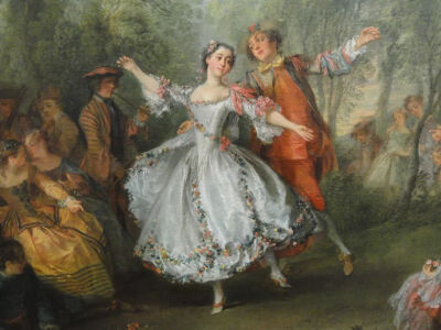18世纪法国洛可可派画家尼古拉·朗克雷的经典油画《芭蕾舞女明星》，是启发梵克雅宝的灵感之一。该画现存于华盛顿国家美术馆。