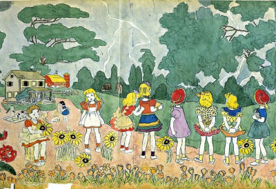 Henry Darger（1892-1973），一名默默无闻的看门人和洗碗工。
在他离世前，房东在其公寓发现了大量艺术创作：超过350幅的水彩、拼贴、速写；3本手工装订的巨幅画册、7本小说、数千捆文字手稿……
