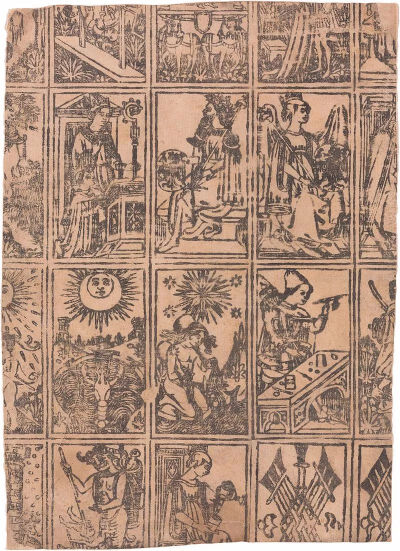 1500年的木刻马赛塔罗（Tarot de Marseille