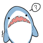 小鲨鱼可爱表情包（ '▿ ' ）