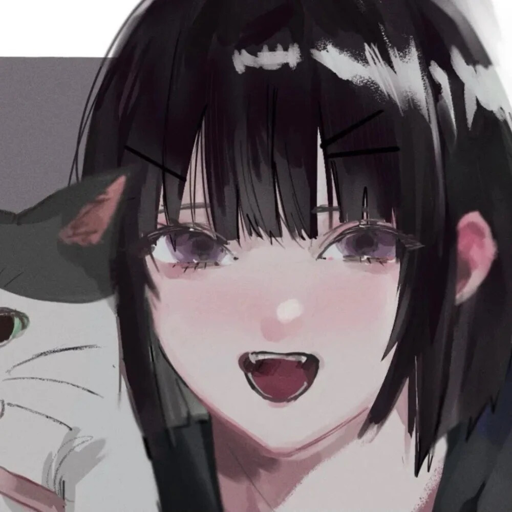 动漫插画 女生头像