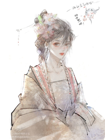 画师：村口烫头师傅真壮实
