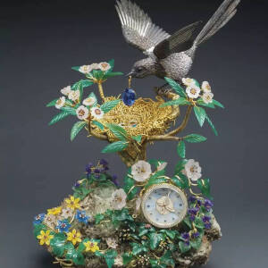 百达翡丽 花鸟座钟 - 高清图片,堆糖,美图壁纸兴趣社区