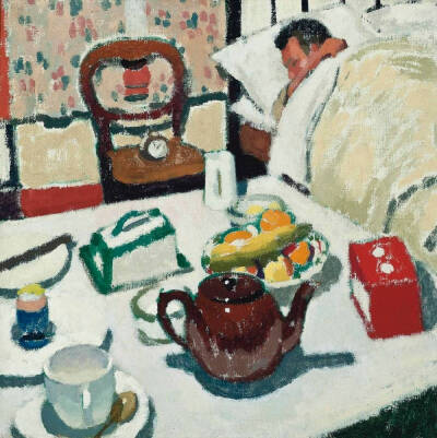 Edward Morland Lewis (British, 1903-1943) Breakfast ​​​