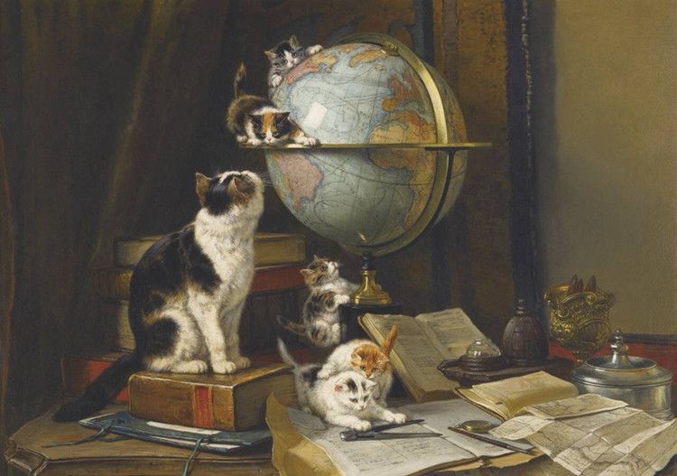 猫咪达人—— 荷兰动物女画家 Henriëtte Ronner