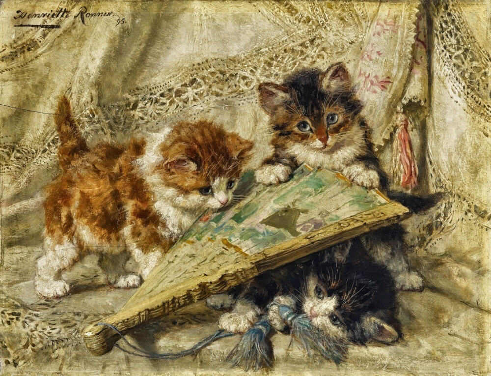 猫咪达人—— 荷兰动物女画家 Henriëtte Ronner