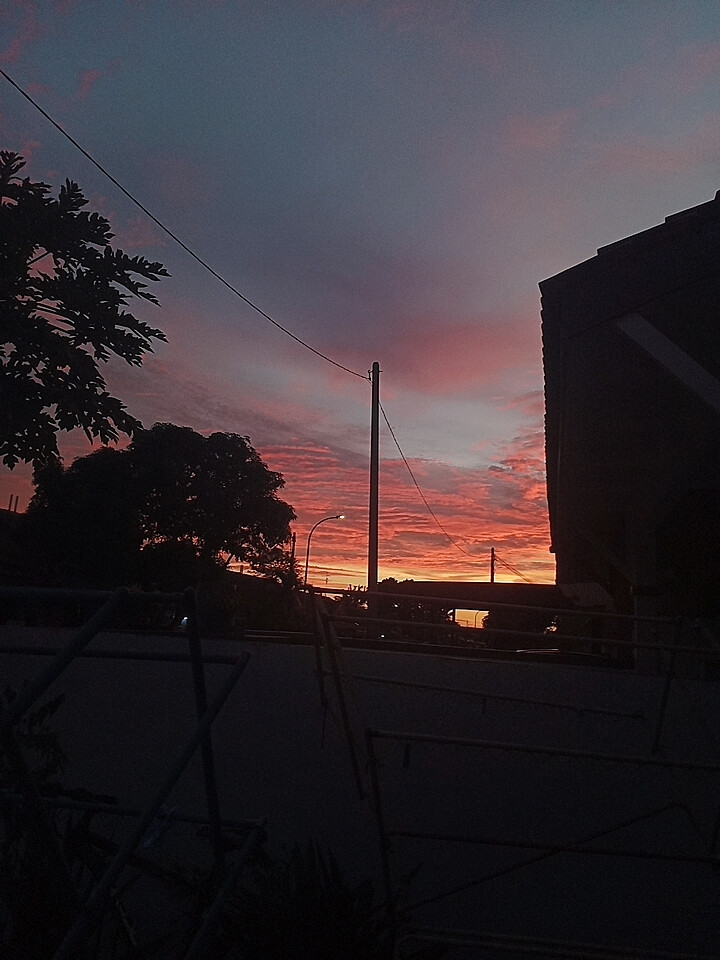 傍晚的夕阳~