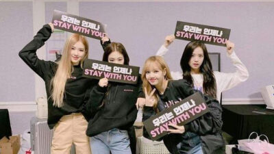 blackpink团体照，希望blink们能喜欢啊！