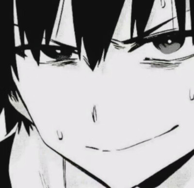 黑白 动漫 男头