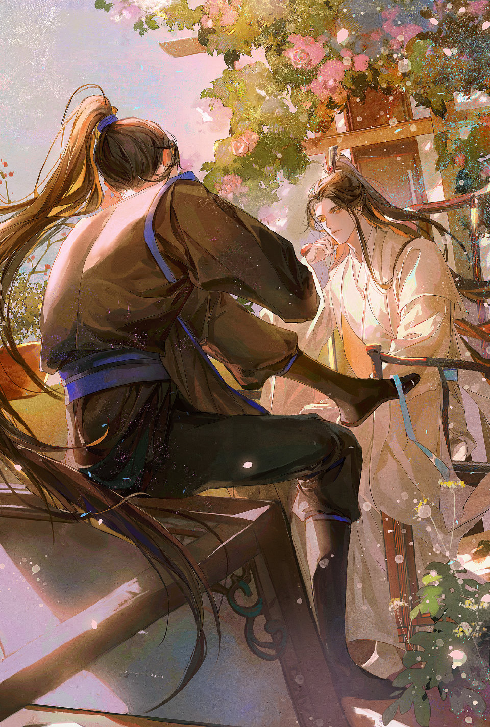 二哈和他的白猫师尊（微博画师见水印）