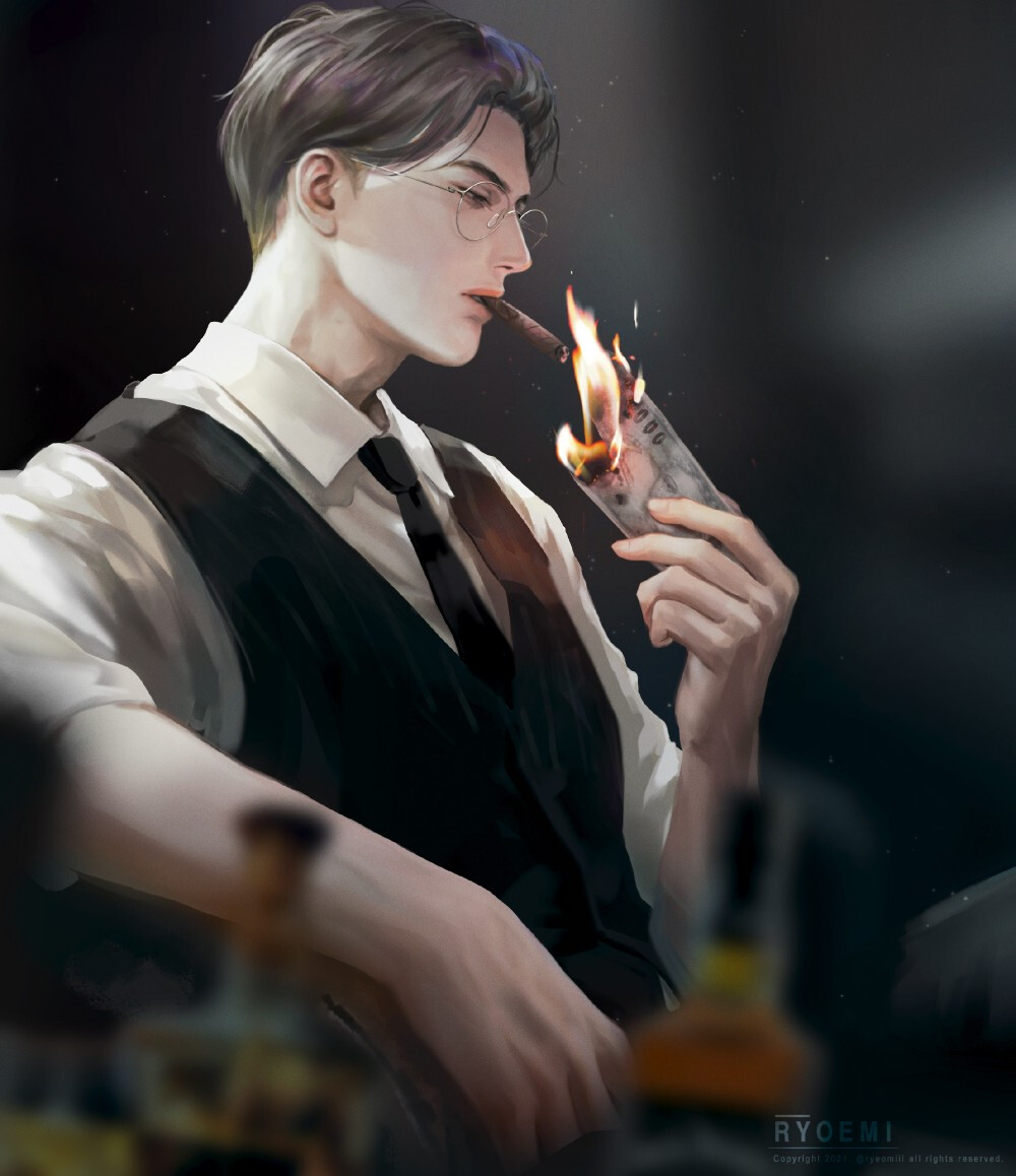 韩国画师twiryeomiii作品