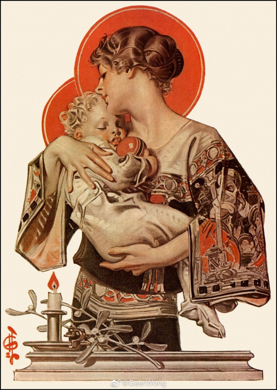 #hg时装插画[超话]##GeerWong[超话]#
上世纪美国著名插画师
J.C Leyendecker
摩登男女The Arrow的缔造者 ​​​