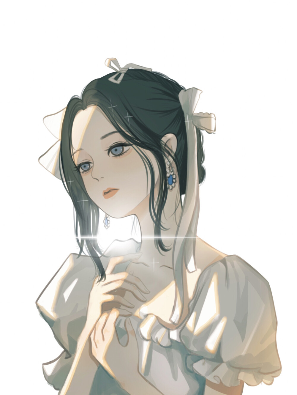 插画｜唯美少女
画师：灰尾太子