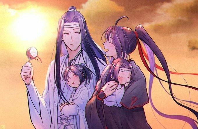 墨家三宝ฅ魔道祖师ฅ蓝忘机&魏无羡