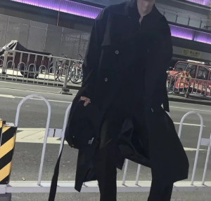 半身男头黑白灰男模优雅