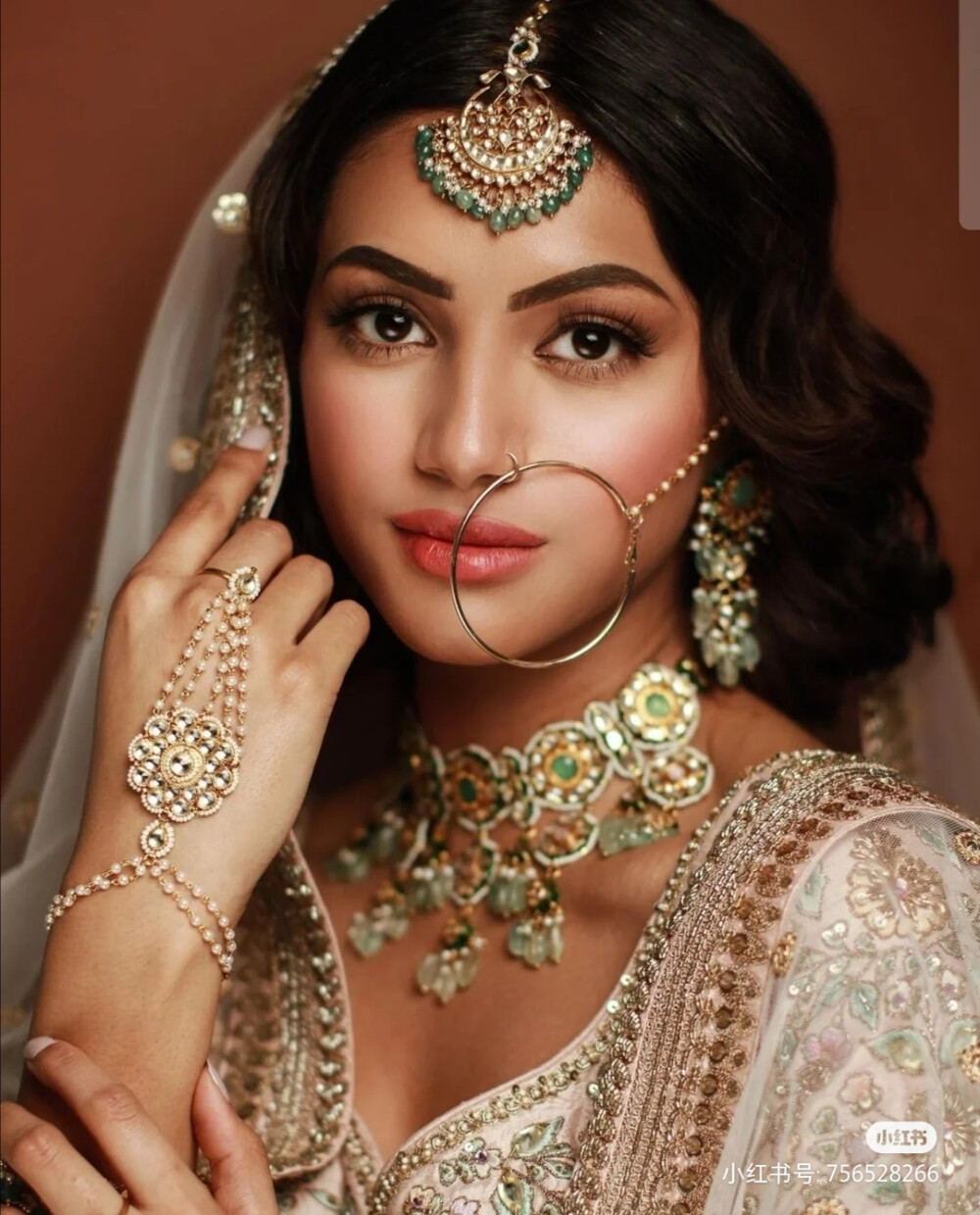 印度迪塔新娘图片