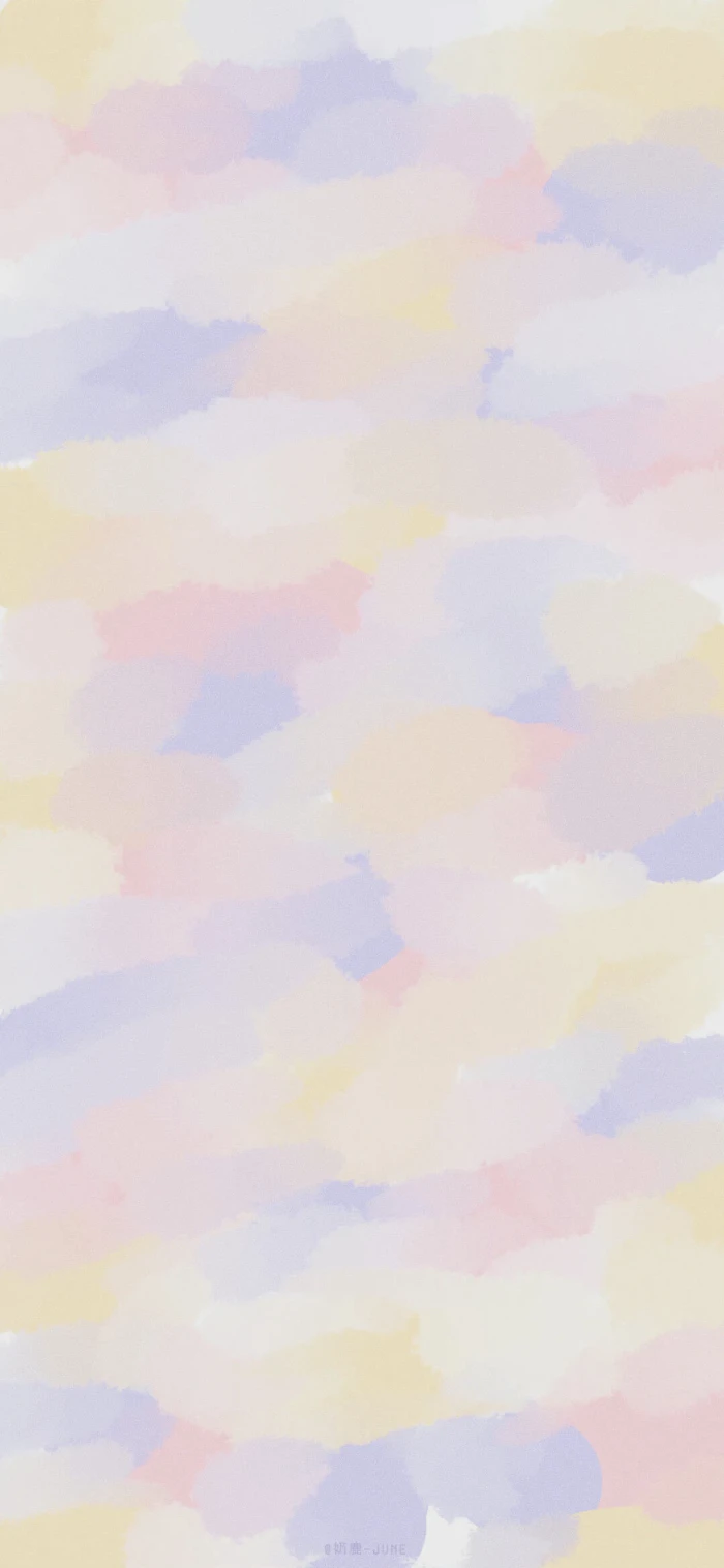 一组彩虹色聊天背景图‘今日盖章好评♡