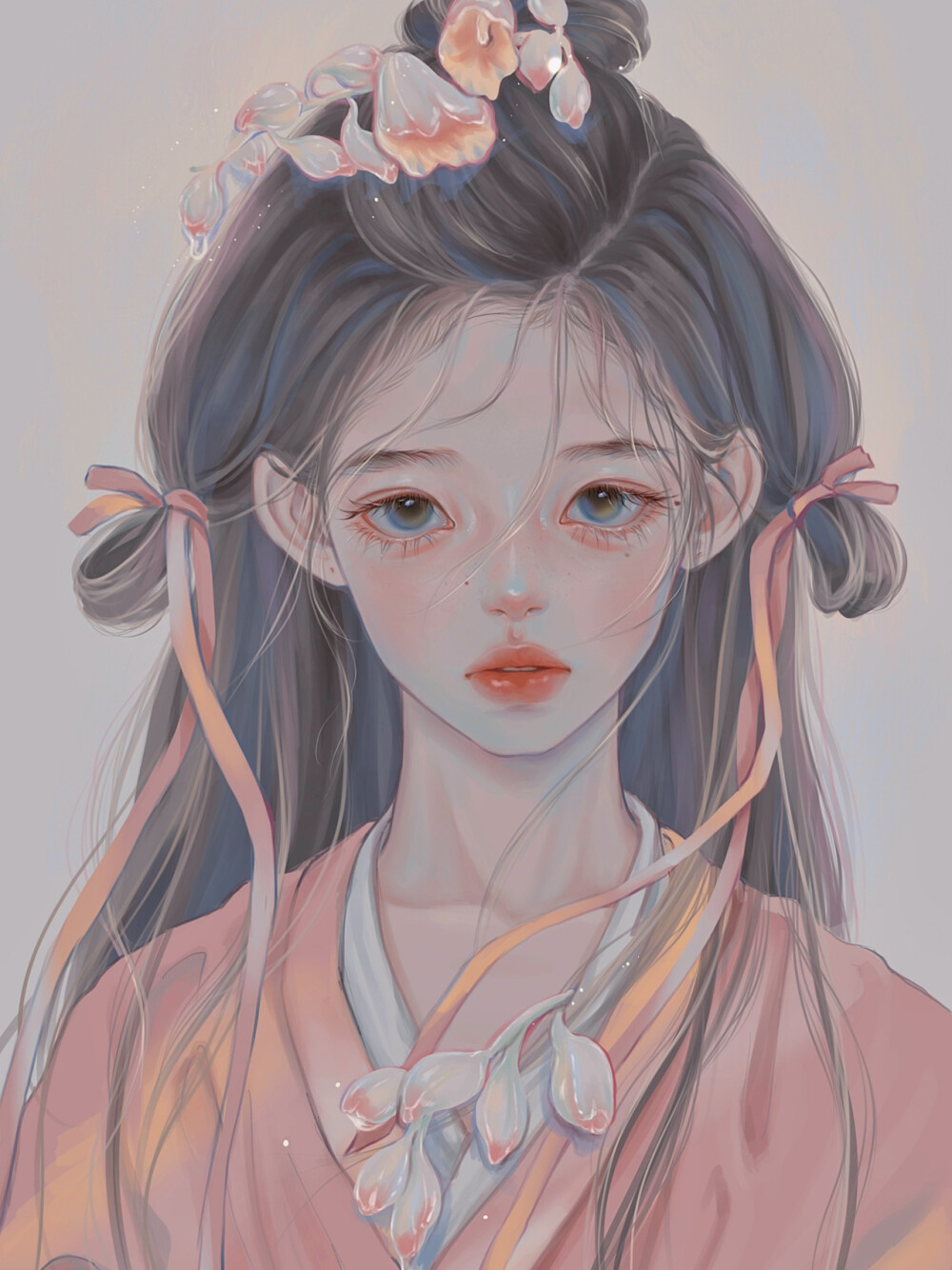 本草纲目 古风少女
插画师➭@gua老师
#古风唯美##女生头像##插画分享##小仙女# ​​​