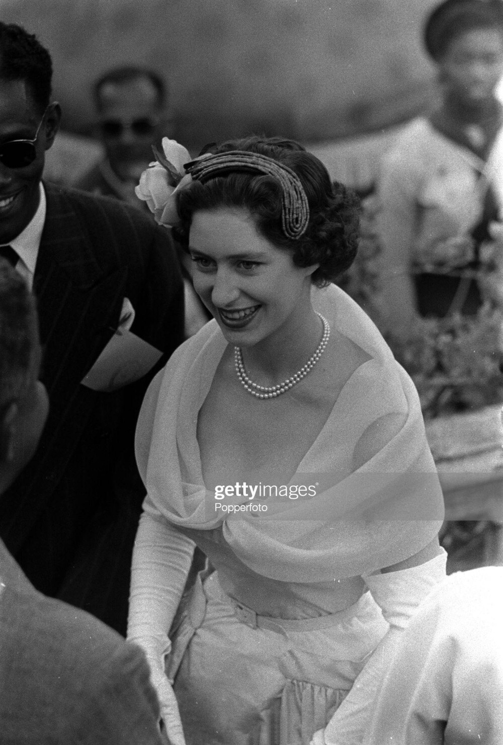 1955年，正在进行为期四周的加勒比海之旅的玛格丽特公主