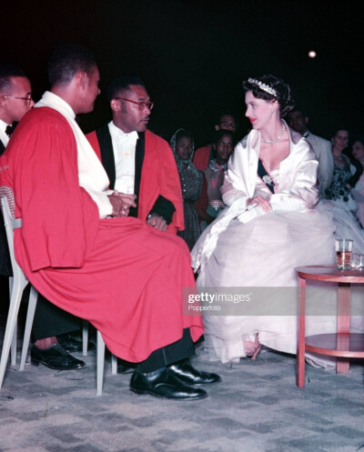 1955年，正在进行为期四周的加勒比海之旅的玛格丽特公主